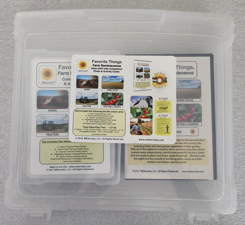 Library/Facility Pack - Reminiscence Therapy - Farm DVD & Photo/Activity Cards Kit