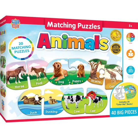 Animal Matching Game - Puzzle