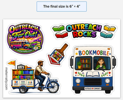 Outreach Die Cut Sticker Sheet