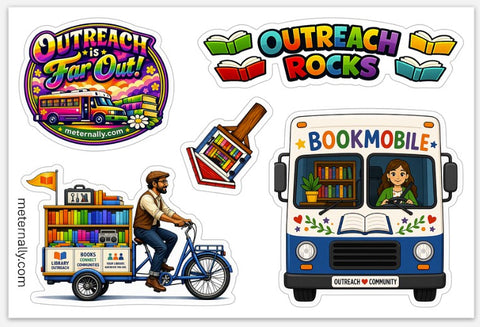 Outreach Die Cut Sticker Sheet