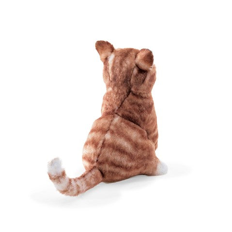 Mini Orange Tabby Cat (Finger Puppet)