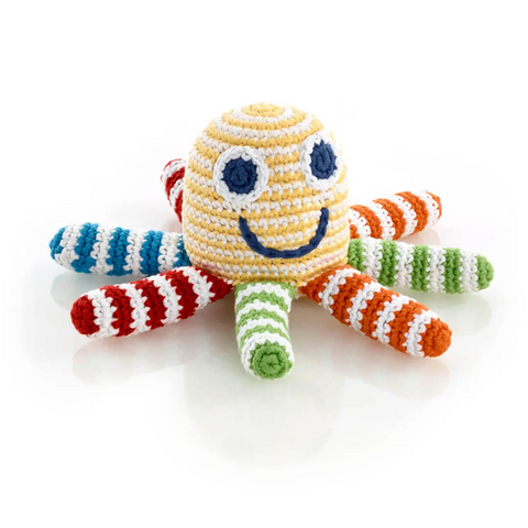 Plush Ocean Toy - Rainbow Octopus