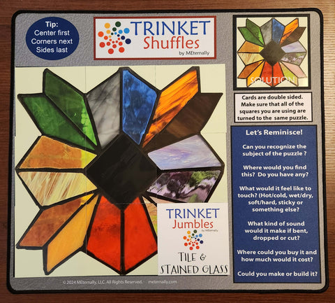 Trinket Jumbles - Tile & Stained Glass Puzzle Set