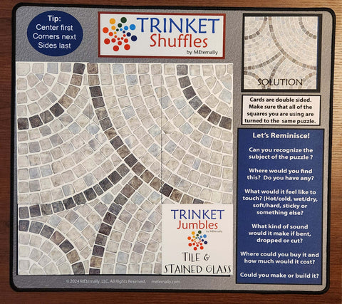 Trinket Jumbles - Tile & Stained Glass Puzzle Set