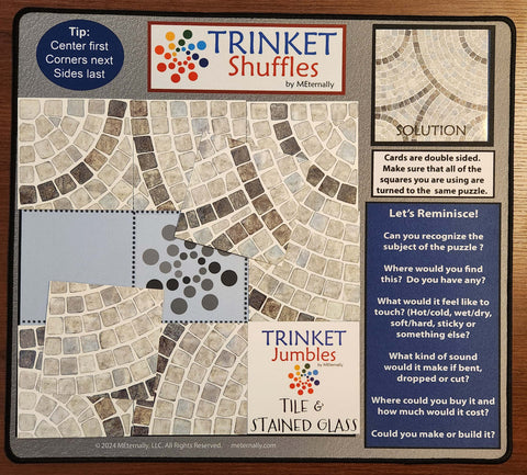 Trinket Jumbles - Tile & Stained Glass Puzzle Set