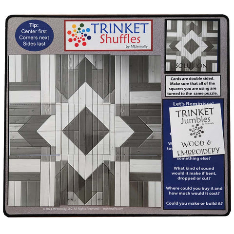 Trinket Jumbles - Wood & Embroidery Puzzle Set