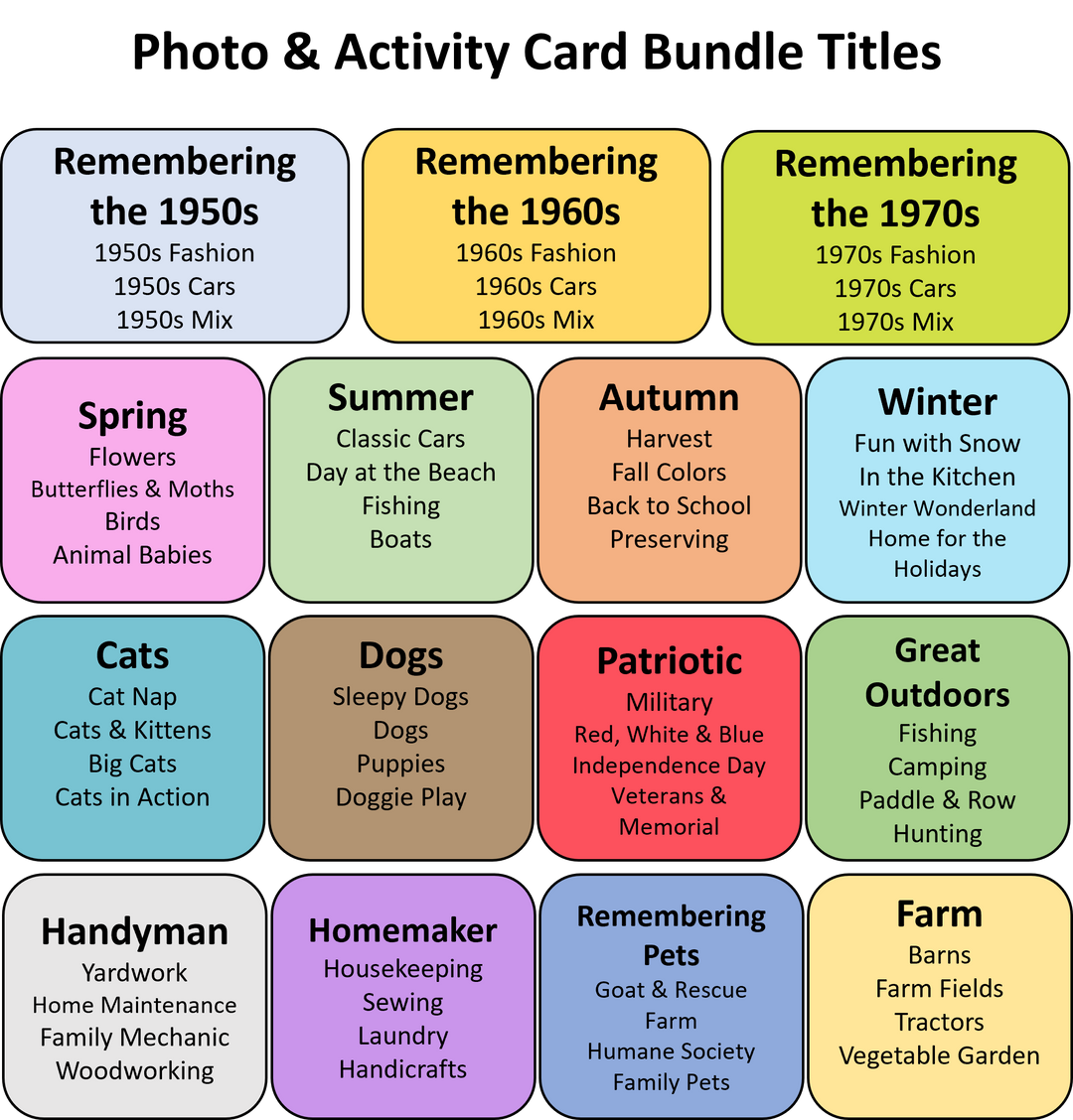 Photo/Activity Cards Bundle – MEternally