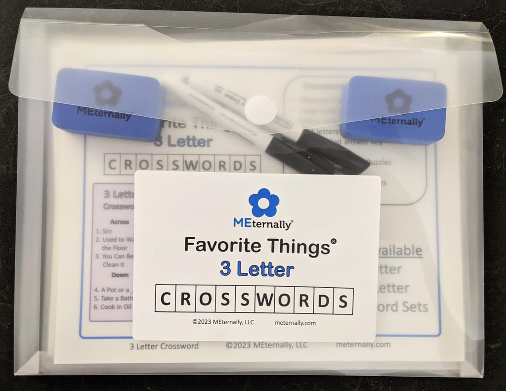 3, 4 & 5 Letter Crossword Puzzle Set – MEternally