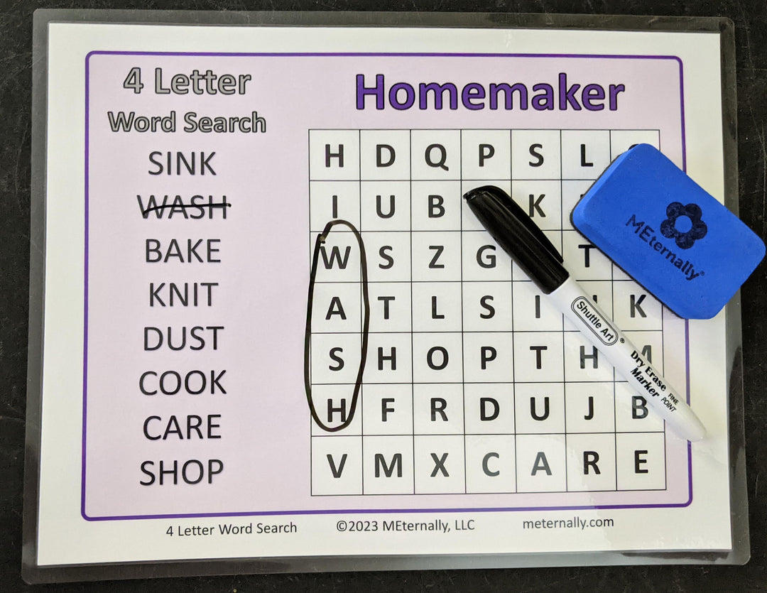 4 Letter Word Search Puzzle Collection – MEternally