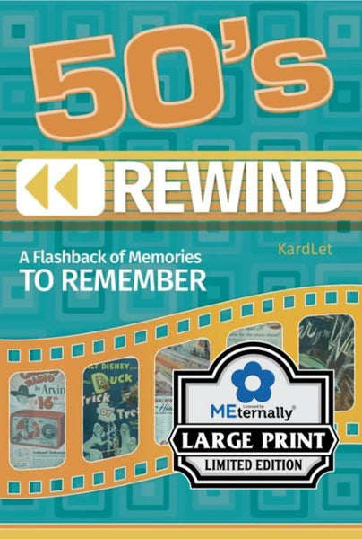 1950s Rewind Decade Kardlet & Memorabilia Booklet in Zipper Case