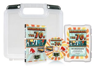 Library/Facility Pack - Reminiscence Therapy - 1970s DVD & Photo/Activity Cards Kit