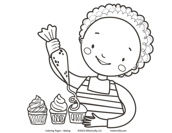 Coloring Pages - Baking Pack