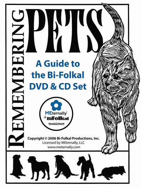 BiFolkal Remembering Pets CD/DVD Set & Booklet in Snap Buckle Case