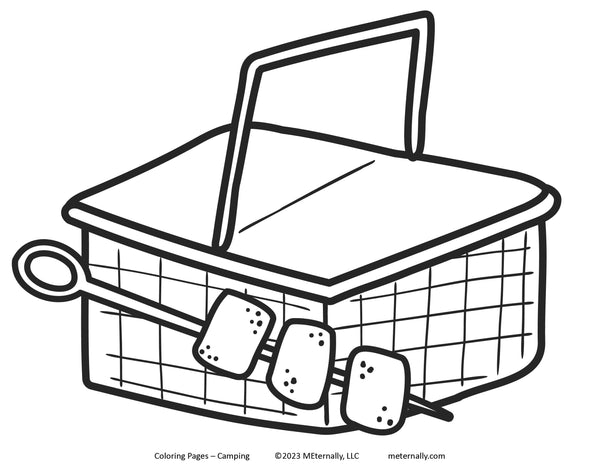 Coloring Pages - Camping Pack