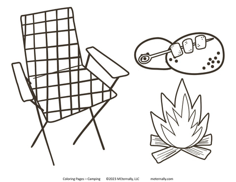 Coloring Pages - Camping Pack