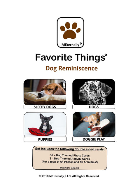 Reminiscence Therapy - Dog Collection Photo and Activity Cards