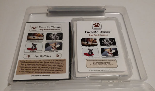 Library/Facility BACKPACK - Dogs DVD & Photo/Activity Cards Kit with Sitting Dog Puppet