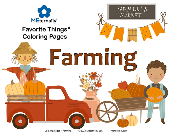 Coloring Pages - Farming Pack