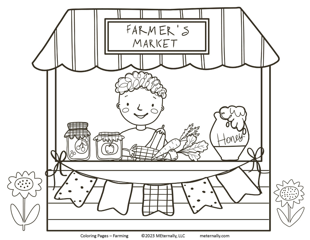 Maine Farmers' Market Coloring Pages - Maine Federation of Farmers' Markets  - new