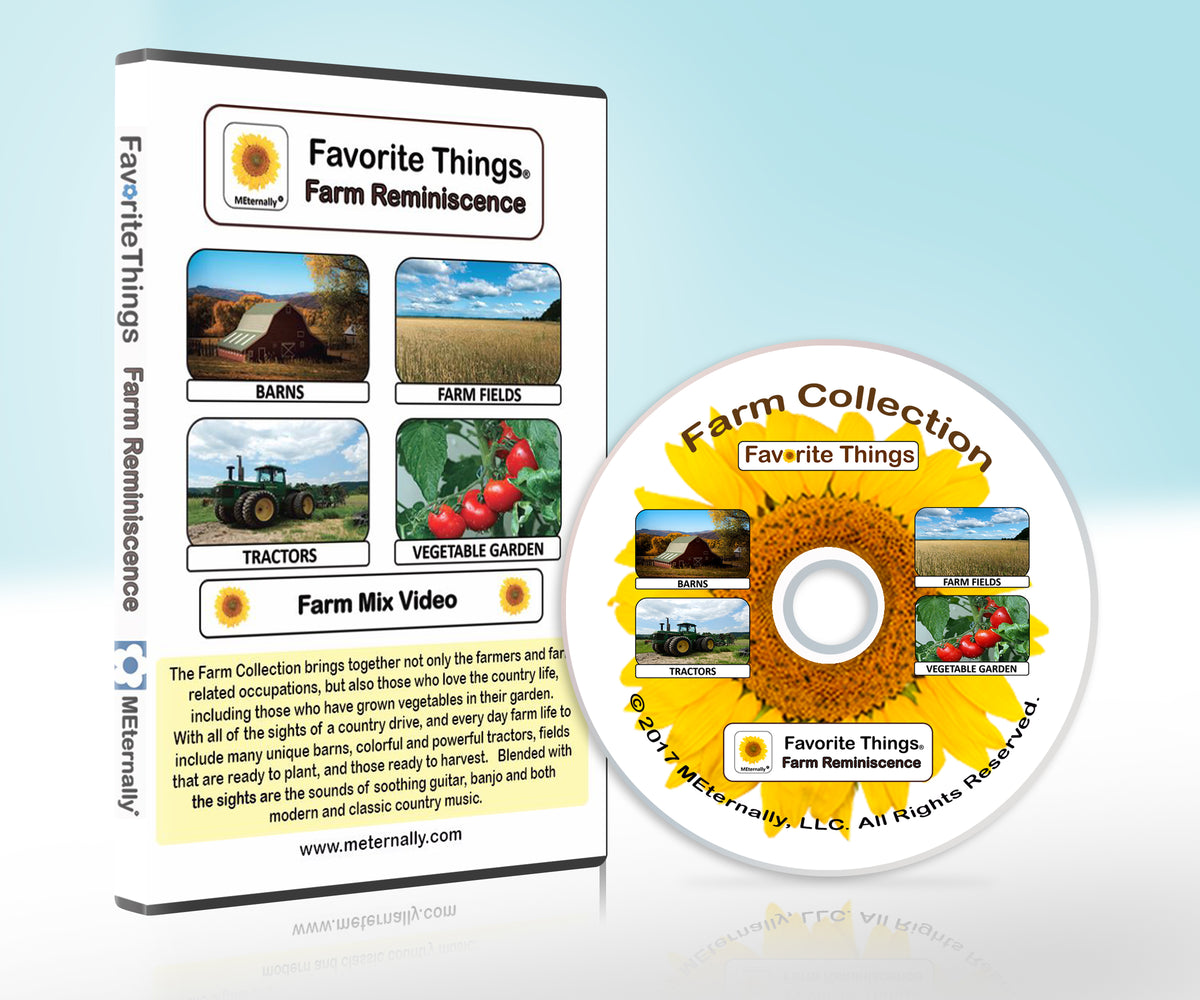 Farm Reminiscence Therapy DVD, Farm Photo Cards Kit – MEternally