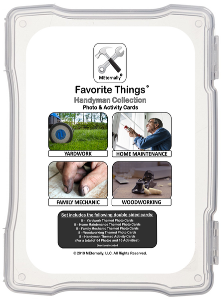 Library/Facility Zip Pack - Reminiscence Therapy - Handyman DVD with Photo & Activity Cards