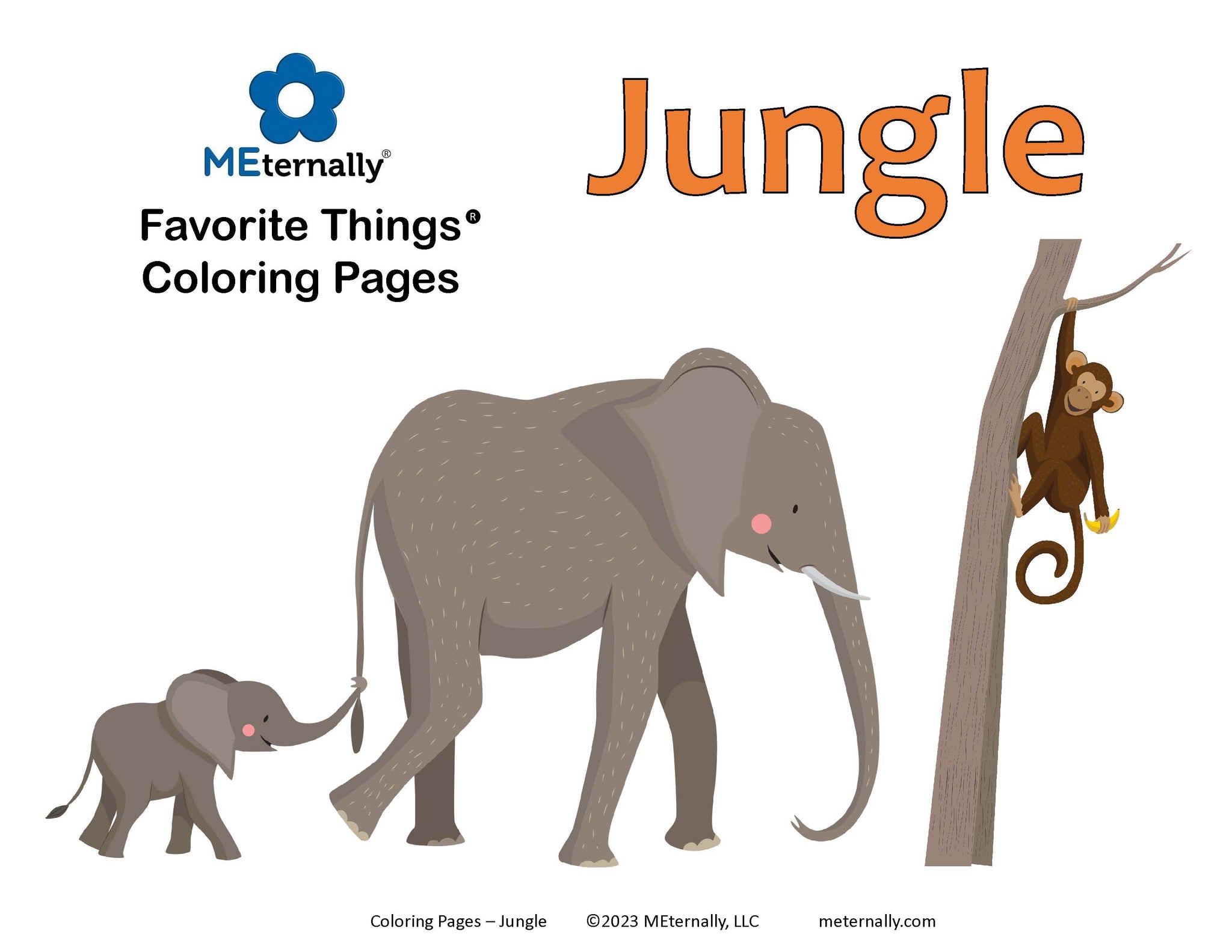Coloring Pages - Jungle Pack