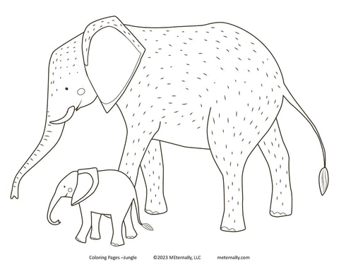 Coloring Pages - Jungle Pack