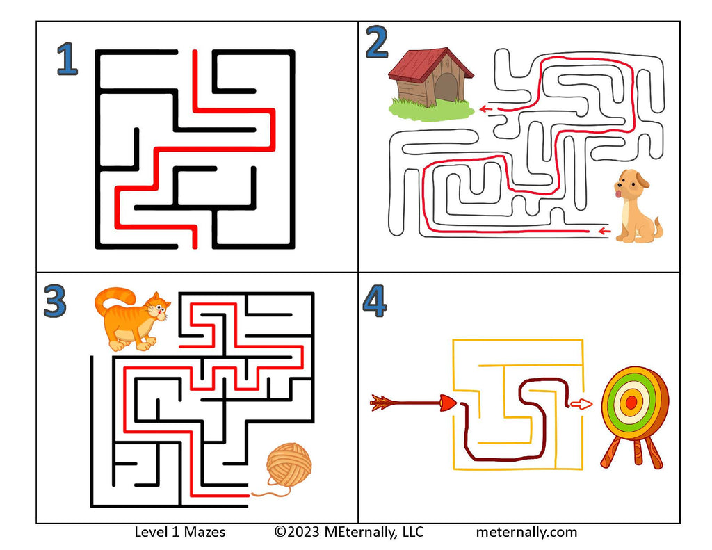 Level 2 Maze Level 1, 2 & 3 Maze Set – MEternally