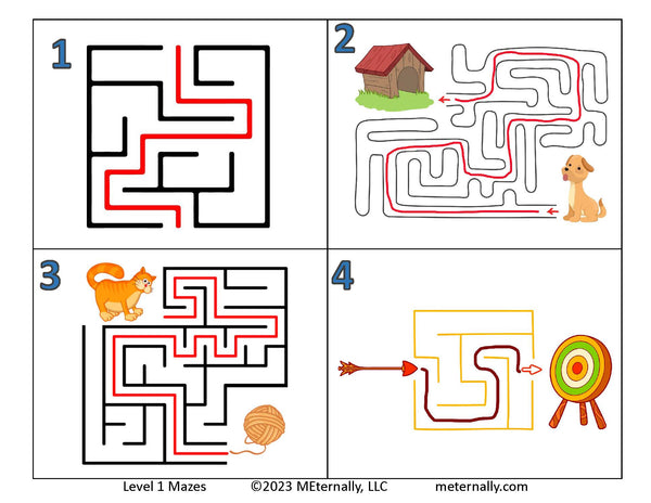 Level 1, 2 & 3 Maze Set
