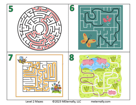 Level 1, 2 & 3 Maze Set