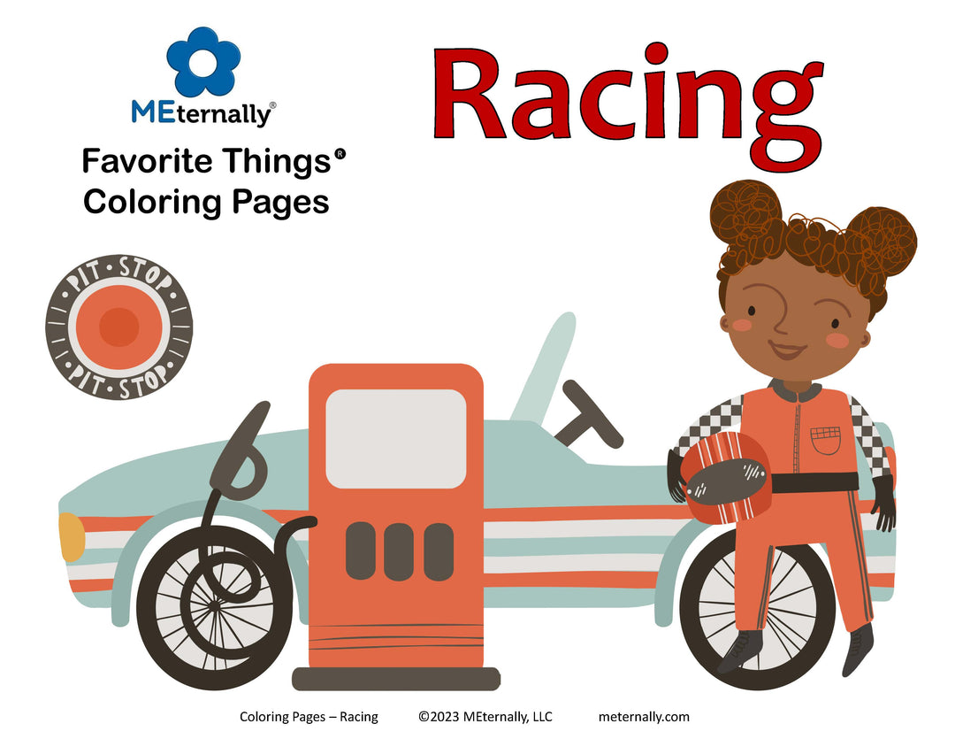 Coloring Pages - Racing Pack – MEternally