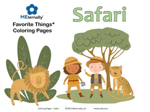 Coloring Pages - Safari Pack