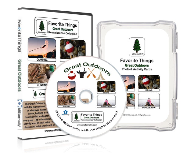 Reminiscence Therapy - Favorite Things Great Outdoors DVD & Photo/Activity Card Kit