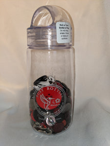 Busy Bottles - Red & Black Sensory Bottle (Buttons, Beads & Baubles)