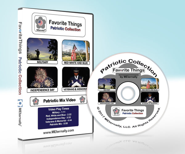 Reminiscence Therapy - Patriotic DVD & Photo/Activity Cards Kit