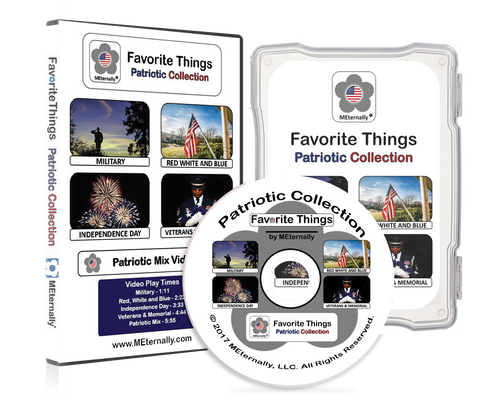 Reminiscence Therapy - Patriotic DVD & Photo/Activity Cards Kit