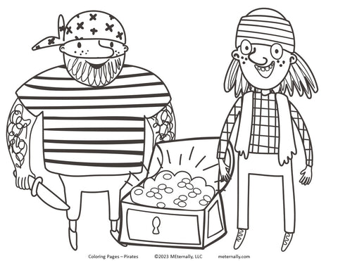 Coloring Pages - Pirates