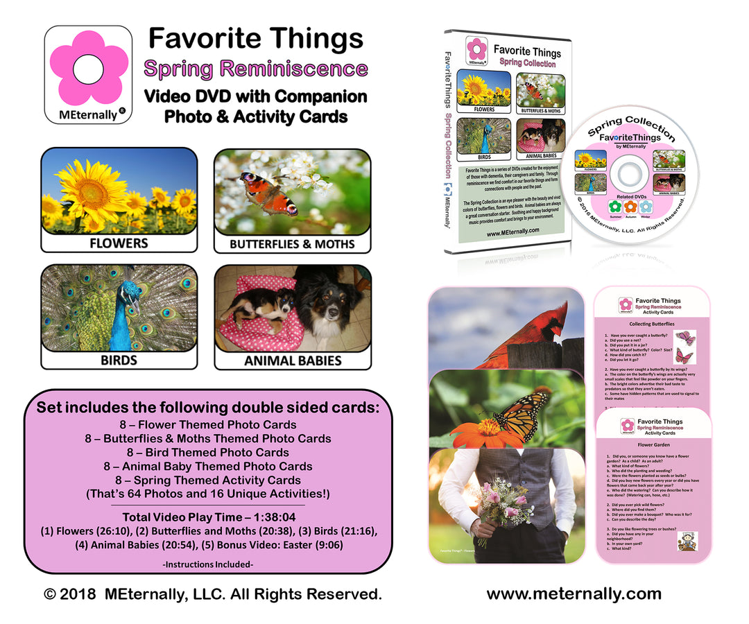 Spring Reminiscence Therapy, Spring DVD Memory Therapy – MEternally