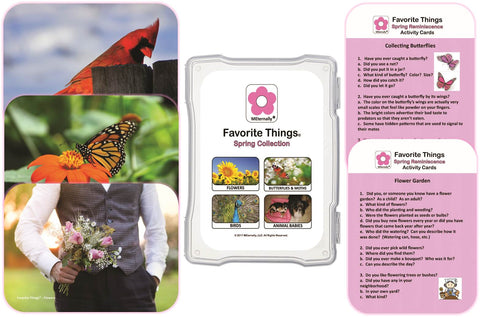 Library/Facility Pack - Reminiscence Therapy - Spring DVD & Photo/Activity Cards Kit