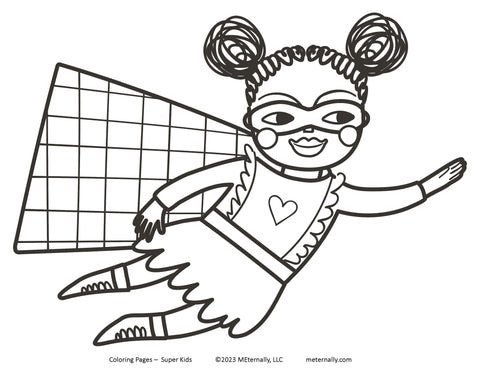 Coloring Pages - Super Kids