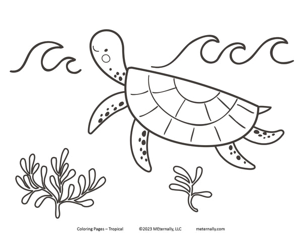 Coloring Pages - Tropical Pack