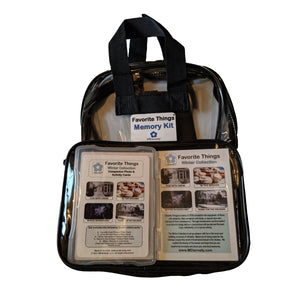 Library/Facility BACKPACK - Reminiscence Therapy - Winter DVD & Photo/Activity Cards Kit