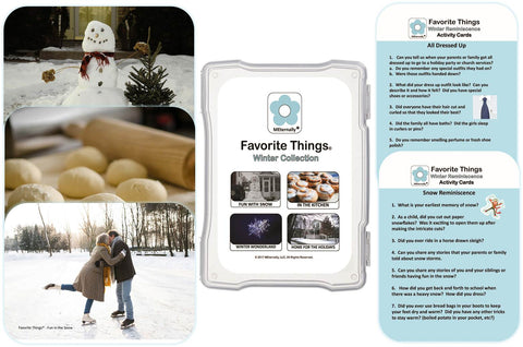 Library/Facility Pack - Reminiscence Therapy - Winter DVD & Photo/Activity Cards Kit