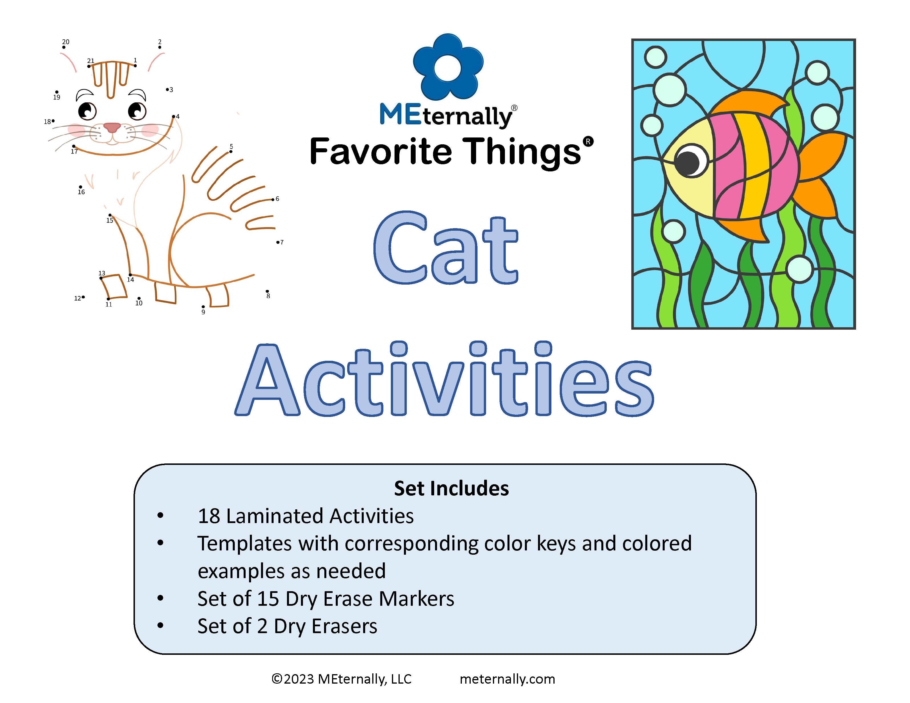 Cat Activity Unit Digital Download - Cats Activity Pack – MEternally