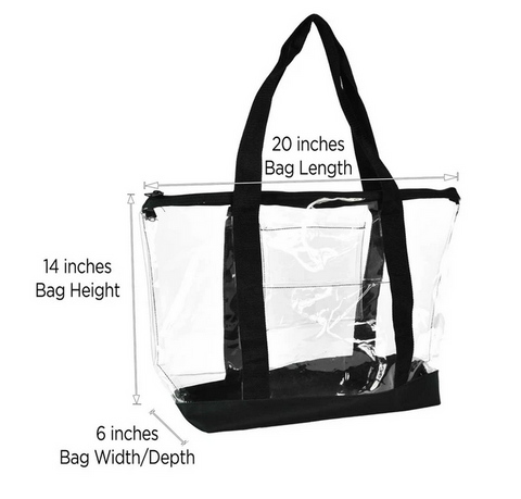 Clear Storage Tote (BiFolkal Replacement Bag)