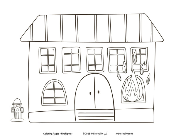 Coloring Pages - Firefighter Pack