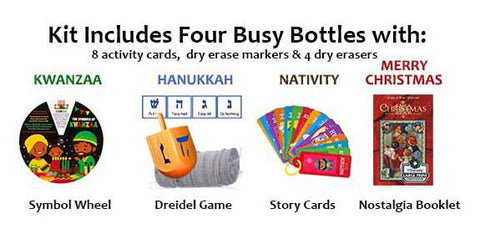 Busy Bottles Combo Kit -  Winter Holidays GOLD COLLECTION