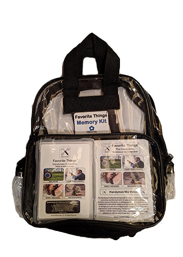 Library/Facility BACKPACK - Reminiscence Therapy - Handyman DVD with Photo & Activity Cards