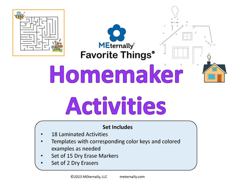 Favorite Things - Homemaker Activity Pack