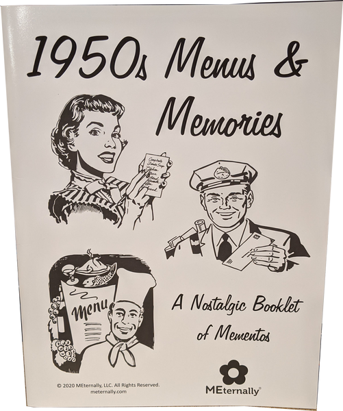 1950s Rewind Decade Kardlet & Memorabilia Booklet in Zipper Case